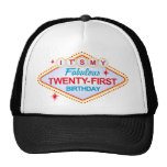 Las Vegas 21st Birthday Trucker Hat