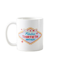 Las Vegas 30th Birthday Mug