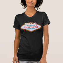 Las Vegas 30th Birthday Tshirts