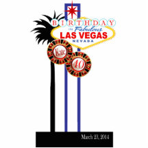 Las Vegas 40th Birthday Party Keepsake Photo Cut Out