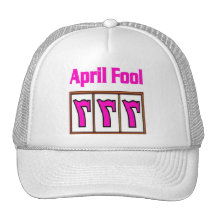 Las Vegas 777 April Fool HOT PINK Cap Mesh Hats