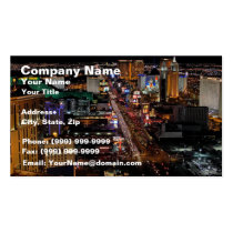 Las Vegas at Night business cards