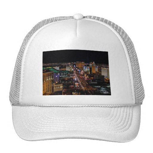 Las Vegas at Night Mesh Hats