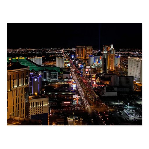 Las Vegas at Night Postcards