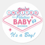 Las Vegas Baby Shower Stickers