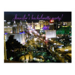 Las Vegas  Bachelorette Invitations Postcard