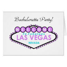 Las Vegas Bachelorette Party Card