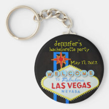 Las Vegas Bachelorette Party Favour Key Chain