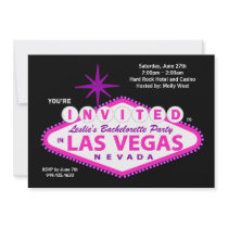 Las Vegas Bachelorette Party Invitation