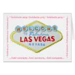 Las Vegas Bachelorette Party Invitation Cards