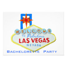 Las Vegas Bachelorette Party Invites