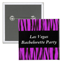 Las Vegas Bachelorette Party Pinback Buttons
