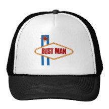 Las Vegas Best Man Mesh Hats