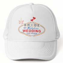 Las Vegas Bride Cap Trucker Hat