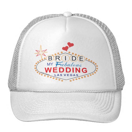 Las Vegas Bride Cap Trucker Hat