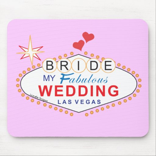 Las Vegas Bride Mouse Pad
