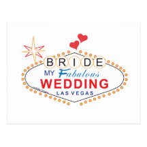 Las Vegas Bride Postcards