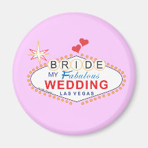 Las Vegas Bride Refrigerator Magnet