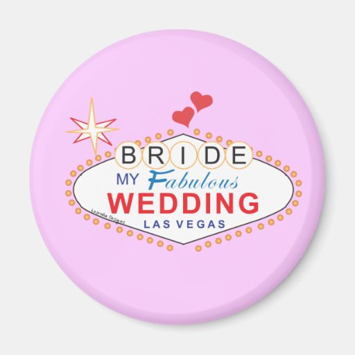 Las Vegas Bride Refrigerator Magnet
