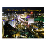 Las Vegas Brides Wedding Date Announcement Postcards