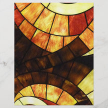 LAS VEGAS ceiling coloured glass browns cream reds Custom Flyer