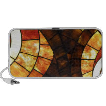 LAS VEGAS ceiling coloured glass browns cream reds Laptop Speakers