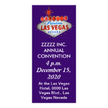 Las Vegas Convention / Event Flyers Rack Card Design