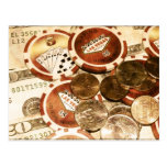 Las Vegas Currency Post Card