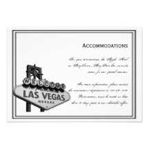 Las Vegas Destination Wedding Accomodations Announcements