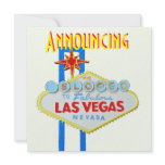 Las Vegas Elope  Wedding Announcement