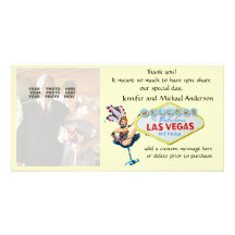Las Vegas épousant le Merci de photo Photocartes Personnalisées