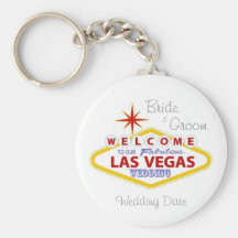 Las Vegas épousant le souvenir Keychain Porte-clé
