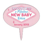 Las Vegas Expecting Custom Cake Toppers