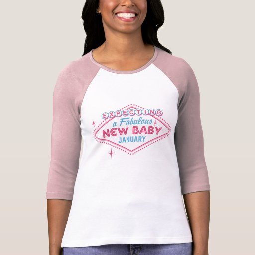 Las Vegas Expecting Custom Month Tshirts