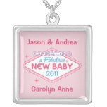 Las Vegas Expecting Personalized Necklace
