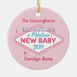 Las Vegas Expecting Personalized Ornament