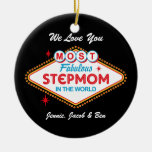 Las Vegas Fabulous Step Mom Personalized Ornament