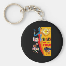 Las Vegas Fly TWA Key Chain