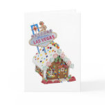 Las Vegas Gingerbread Christmas House-Recipe Card