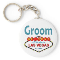Las Vegas Groom Keychain