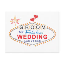 Las Vegas Groom Postcards