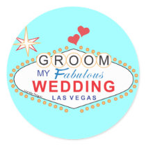 Las Vegas Groom Sticker
