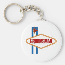 Las Vegas Groomsman Keychains