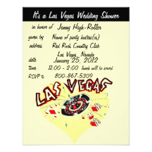 Las Vegas Heart Party Invitation