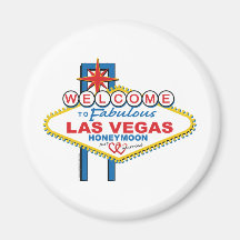 Las Vegas Honeymoon Magnets