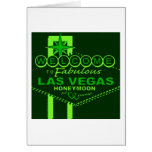 Las Vegas Honeymoon Pop Art Card