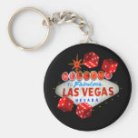 Las Vegas Lucky Dice Keychain