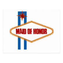 Las Vegas Maid of Honour Postcards