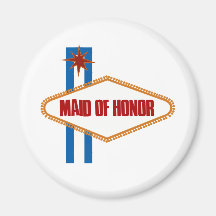 Las Vegas Maid of Honour Refrigerator Magnets
