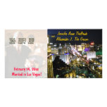 Las Vegas Marriage Photo Announcement Personalized Photo Card